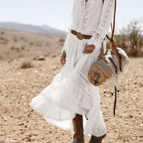 SOLD Spell Gypsy Coll BOHO BELLA PRARIE Skirt - Picture 2 of 9